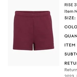 Aritzia TNA Cozy Fleece Perfect Sweatshorts